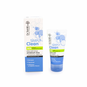 Крем для обличчя Dr.Sante Simply Clean матуючий 50 мл-Фото-1