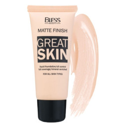 Тональний крем  Bless Beauty Matte Finish Great Skin № 01 Light Beige