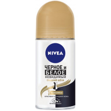 Дезодорант-антиперспірант роликовий Nivea Чорне та біле невидимий гладкий шовк 50 мл