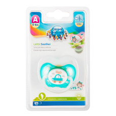 Пустушка латексна Canpol Babies Toys 23/259 Зелена від 0-6 місяців