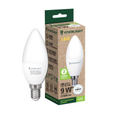 Лампа ENERLIGHT С37 9 Вт 4100К Е14
