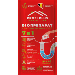 Біопрепарат Profi Plus для прочищення труб 35 г х 6 шт