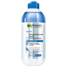 Міцелярна вода Garnier Skin Naturals Ультрадогляд для делікатної шкіри обличчя 400 мл