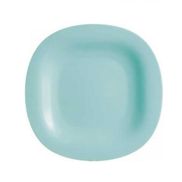 Тарілка обідня квадратна Luminarc Carine Light Turquoise 27 см