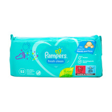 Вологі серветки Pampers Fresh Clean 52 шт
