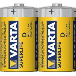 VARTA superlife Z-CARBON D 2 шт п/е