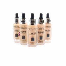 Рідка тональна основа Eveline Cosmetics №010 light beige серії LIQUID CONTROL 32 мл