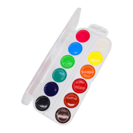 Фарба акварельна Гамма Захоплення  200106 12 кольорів