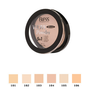 Пудра для обличчя Bless Air Mineral 5в1 spf 15 № 105 10 г