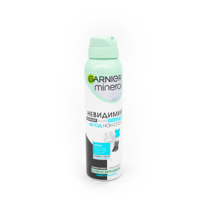 Дезодорант-антиперспірант спрей Garnier Mineral Невидимий Свіжість бавовни 150 мл