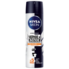 Дезодорант-антиперспірант спрей Nivea Men Чорне та біле Невидимий Extra 150 мл
