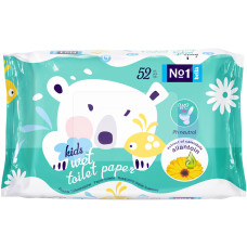 Туалетний папір Bella вологий No1 Kids 52 шт