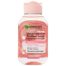Міцелярна вода для очищення шкіри обличчя Garnier Skin Naturals з трояндовою водою 100 мл