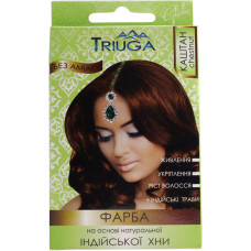 Натуральна фарба для волосся на основі хни Triuga Herbal Каштан 25 г