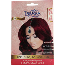 Натуральна фарба для волосся на основі хни Triuga Herbal Махагон 25 г