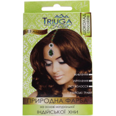 Натуральна фарба для волосся на основі хни Triuga Herbal Шоколад 25 г