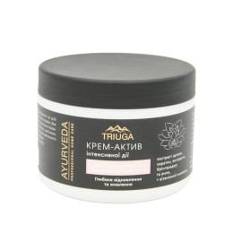Крем-актив для пошкодженого та фарбованого волосся Triuga Ayurveda Professional Home Care Глибоке відновлення та живлення 300 мл