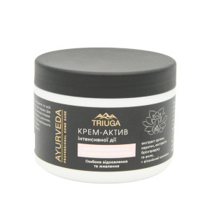 Крем-актив для пошкодженого та фарбованого волосся Triuga Ayurveda Professional Home Care Глибоке відновлення та живлення 300 мл