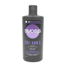 Шампунь SYOSS Full Hair 5 для тонкого волосся без обєму 440 мл