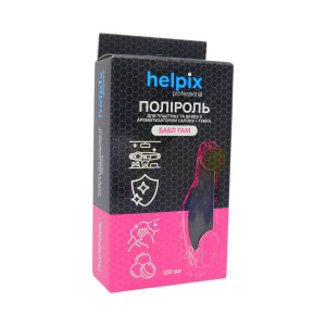 Поліроль для пластика Helpix Professional Бабл гам 100 мл + губка