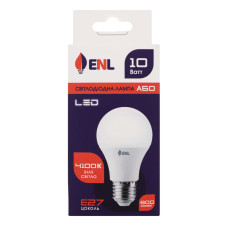 Лампа ENL LED А60 10Вт 4100К Е27