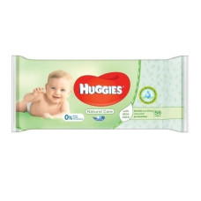 Дитячі вологі серветки Huggies Natural Care 56 шт