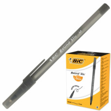 Ручка кулькова BIC Round Stick чорна