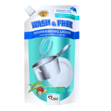 Засіб для миття посуду WASH&FREE з екстрактом алое вера та лісової суниці Дойпак, 500 мл