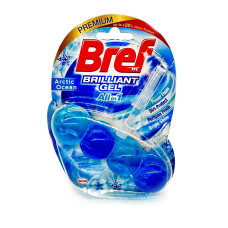 Туалетний блок для унітазу Bref Блискучий гель Арктичний океан 50 г