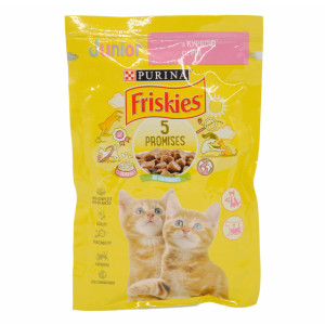 Вологий корм для кошенят Purina Friskies Junior з куркою 85 г
