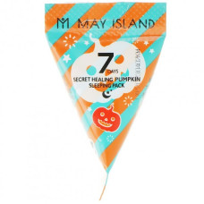 Нічна маска для обличчя з гарбузом MAY ISLAND 7 Days Secret Healing Pumpkin Sleeping Pack 3 мл