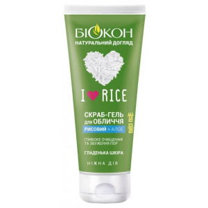 Скраб-гель для обличчя Біокон I love rice 90 мл