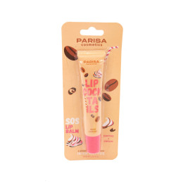 SOS Бальзам для губ Parisa Cosmetics з ароматом коктейлю Irish Coffee 16 мл