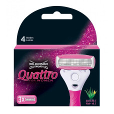 Змінні картриджі для гоління Wilkinson Sword Quattro Women 3 шт