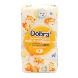 Дитяче мило ТМ Dobra з Ромашкою та Молочним протеїном 5*70
