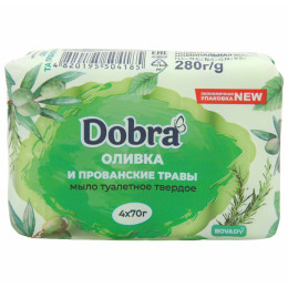 Мило ТМ Dobra Оливка та Прованські трави 4х70 г