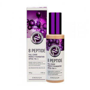 Тональний Крем Enough 8 Peptide Full Cover Perfect Foundation SPF50+ PA+++ №23  100 мл