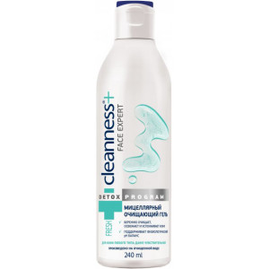 CLEANNESS + Гель Міцелярний ОЧИЩУЮЧИЙ, 240 мл