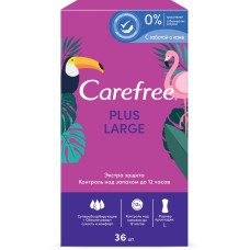 Щоденні гігієнічні прокладки Сarefree Plus Large 36 шт