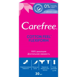 Щоденні прокладки Сarefree Сotton Fresh 30 шт