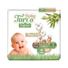 BABY TURCO підгузники maxi 4 (7-14кг) 30шт