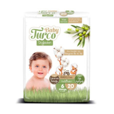 BABY TURCO підгузники Хlarge 6 (16-25кг) 20шт