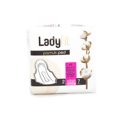 LADYFIT прокладки Соtton Long 6кр.7шт