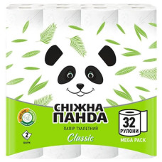 Туалетний папір Сніжна Панда 2 шари Класік 32 шт