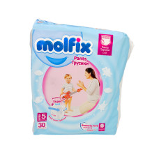 Підгузки-трусики Molfix 5 (12-17) 30 шт