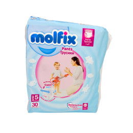 Підгузки-трусики Molfix 5 (12-17) 30 шт