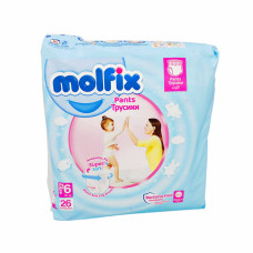 Підгузки-трусики Molfix 6 (15+) 26шт