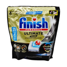 Таблетки для посудомийної машини Finish ULTIMATE PLUS 25шт