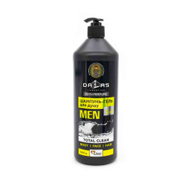 Шампунь-гель для душу DALAS Чоловічий  3в1 Total clean 1 л