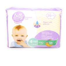 Підгузки Loly soft premium 4 (7-18 кг) 36 шт.